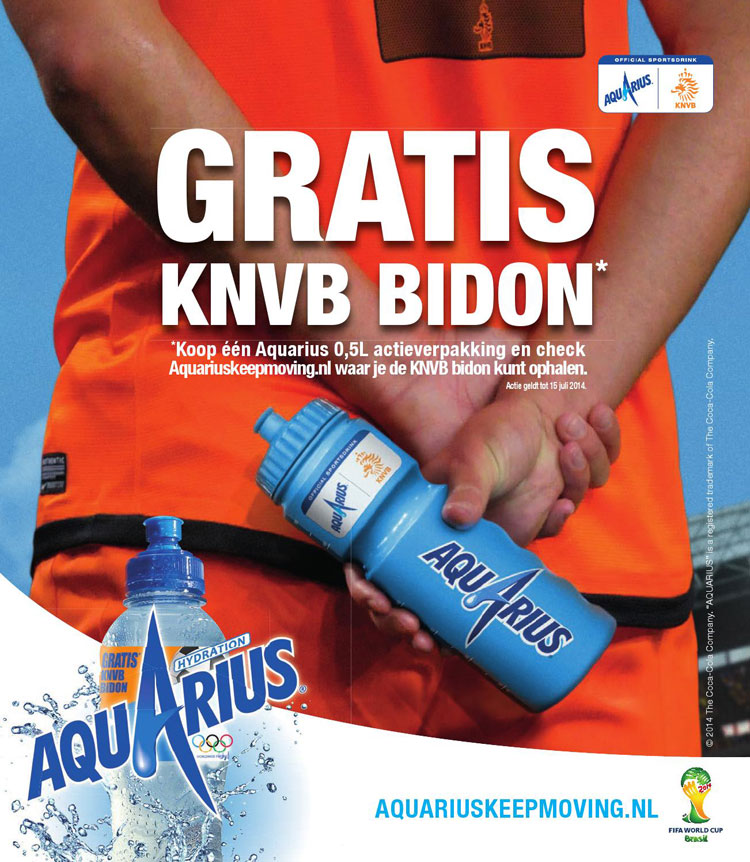Aquarius KNVB-bidon