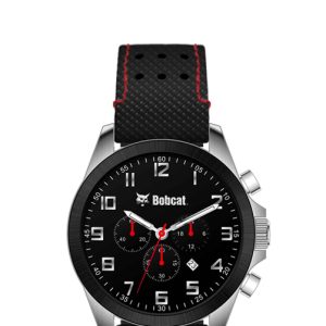 Chrono horloge met metalen kast en PU band