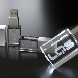 Kristalglazen USB-stick