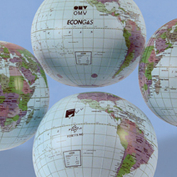 Wereldbol strandballen