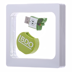 3d usb stick in zweef-verpakking