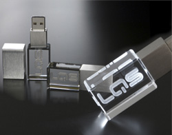 Kristalglazen usb-stick