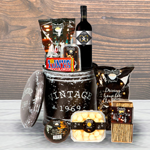 Kerstpakket: Vintage Poef