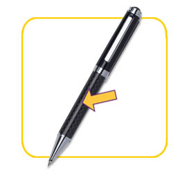 Balpen in carbonoptiek