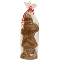 Grote chocolade kerstman