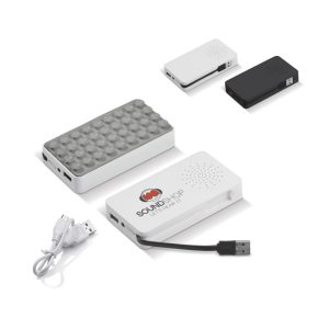 Speaker en powerbank in 1