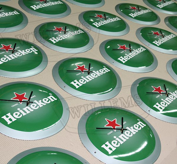 Emaille klokken, Heineken