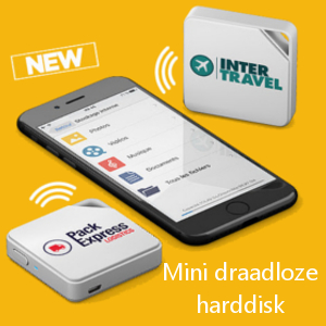 Mini draadloze harddrive