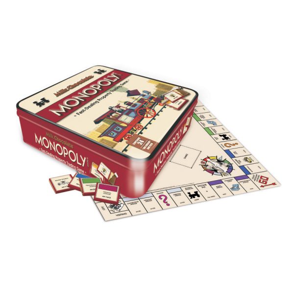 Chocolade spel Monopoly met logo