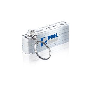 Duimstok sleutelhanger met bedrukking