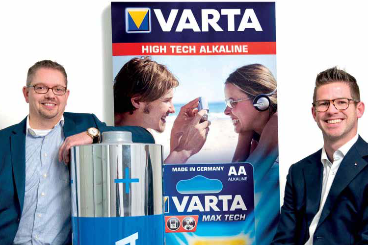 Varta stopt extra energie in zijn handelskanaal