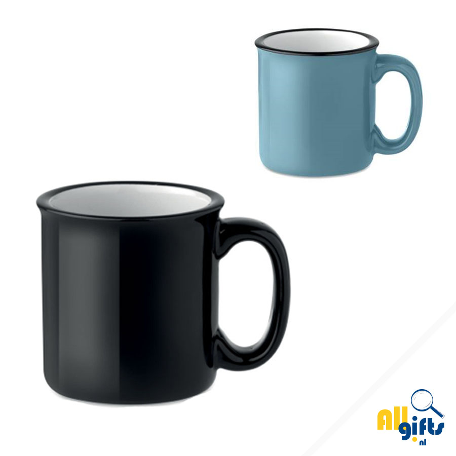 Keramische vintage mok bedrukken