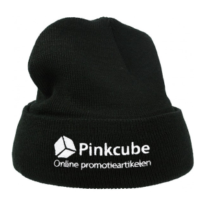 Gebreide muts met logo