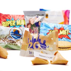 Fortune Cookie - eigen teksten - all-over folie opdruk