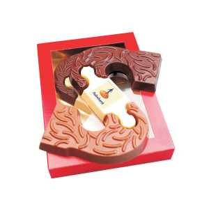 Grote chocolade puzzelletter