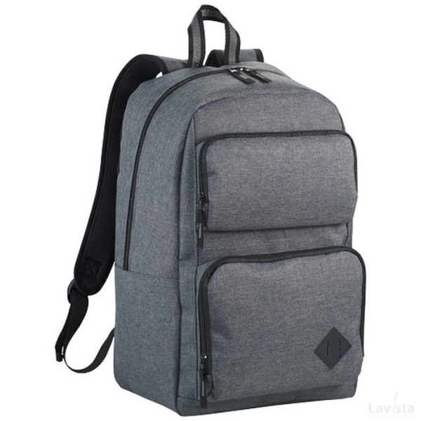 Bedrukte goedkope Graphite deluxe 15.6 laptop rugzak met logo