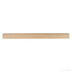 Bedrukte houten liniaal met logo