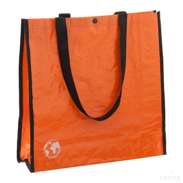 Goedkope recycle boodschappentas bedrukt met logo