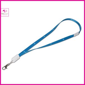 2 in 1 connector lanyard met bedrukking