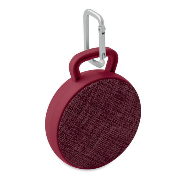 Bluetooth speaker roll met logo bedrukking