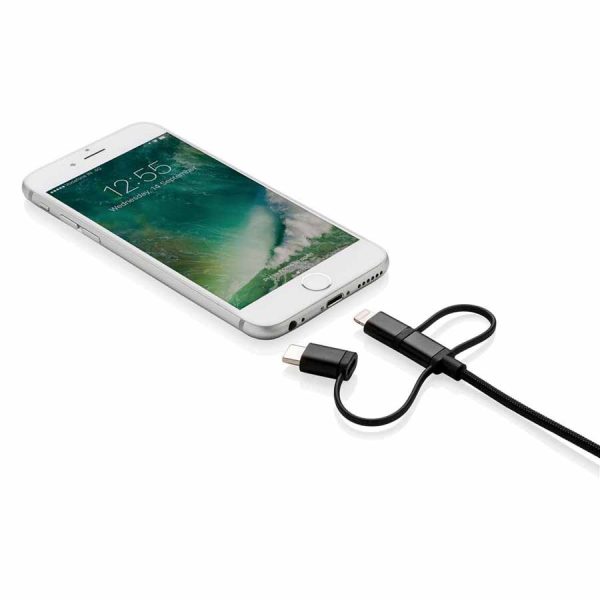 Handige 3-in-1 kabel met MFI licentie