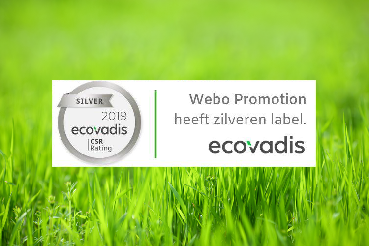 Zilver voor Webo Promotion EcoVadis