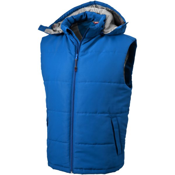 Bedrukte Gravel heren bodywarmer