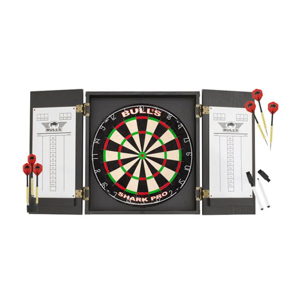 Bull's Classic Cabinet Dartboard Pro Set