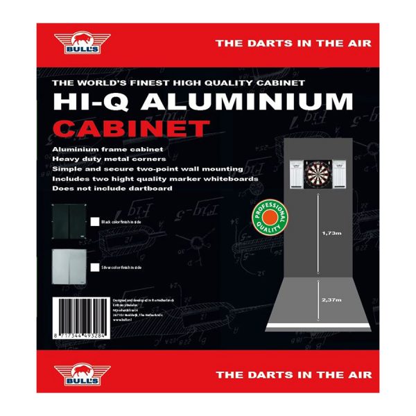 Bull's Hi-Q Aluminium Cabinet Zwart Zilver
