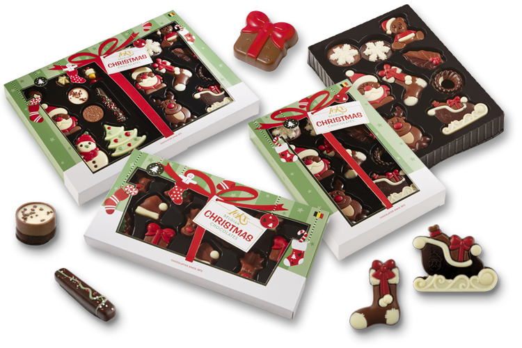 Choco-paradijs - Collectie Ickx Christmas - Belgian Chocolates