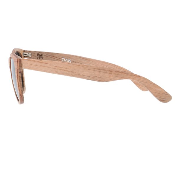 ho.nolu.lu echt aelius oak zijkant - houten zonnebrillen