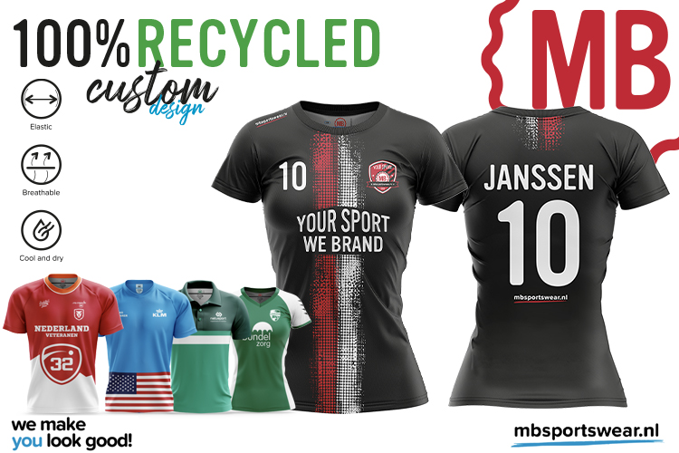 Wil jij ook 100% recycled sporten in unieke sportkleding
