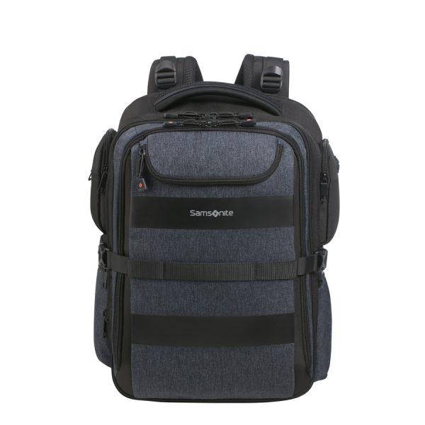 Samsonite rugzak voor zakenreis of citytrip, personaliseerbaar met logo of initialen