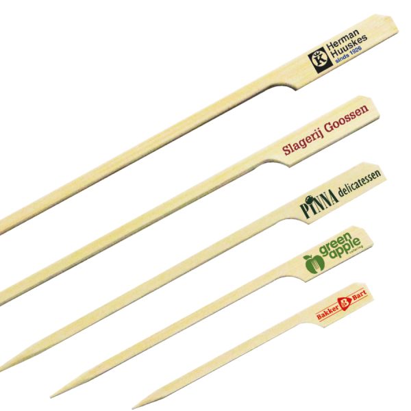 Gunshape bamboe prikkers (1)