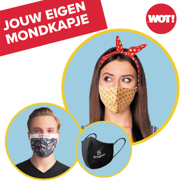 Bedrukte mondkapjes