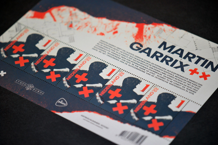 Een postzegel waar muziek in zit Martin Garrix