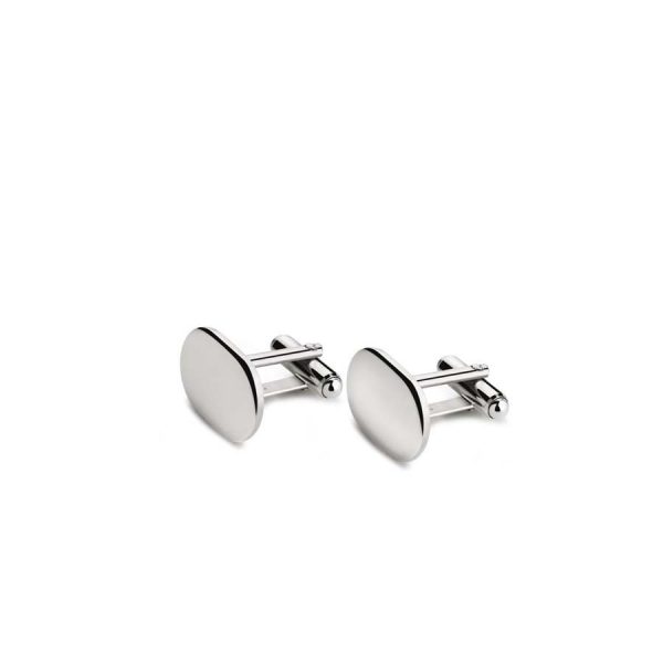 Manchetknopen ovaal (925 zilver)
