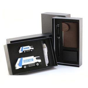 Custom made SET VUILNISWAGEN, 1X POWERBANK + 1X, USB-STICK