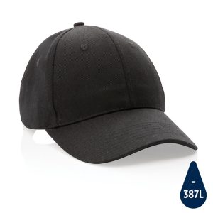 Impact 6 panel 280gr gerecycled katoenen cap, AWARE™ tracer