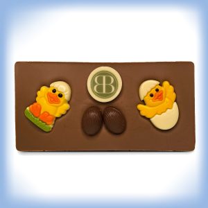 Paas chocoladetablet met eigen logo