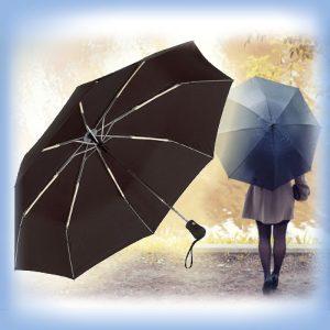 Stormvaste paraplu met logo