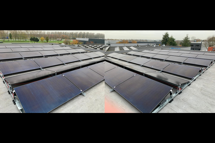 60 zonnepanelen voorzien Webo Promotion van duurzame energie