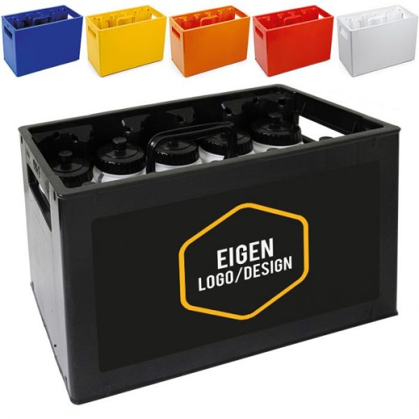 Bidonkrat bedrukken, voor 10 bidons, diverse kleuren