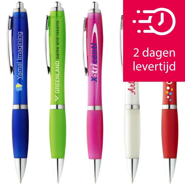 Balpen Nash transparante houder full-colour