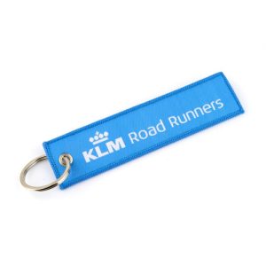 Remove Before Flight Tag (geweven) sleutelhangers met uw tekst of logo