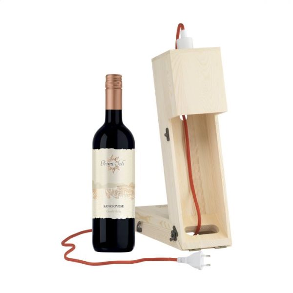 Rackpack Wine Light - Wijnkist en tafellamp in 1!