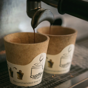 Eetbare koffiebekers 