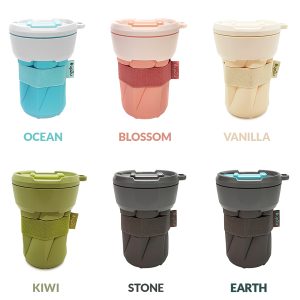 My usefull Cup opvouwbare siliconen beker met opdruk