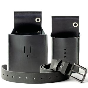 Holster tasje M530 VAN-SYB met borgring voor mobiele pin en Iphone + de holster M510 voor de handterminal + riem M810