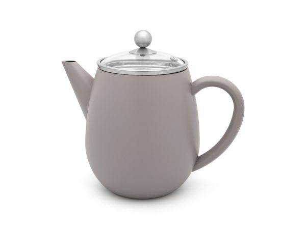 Theepot Duet® Eva 1,1L betongrijs